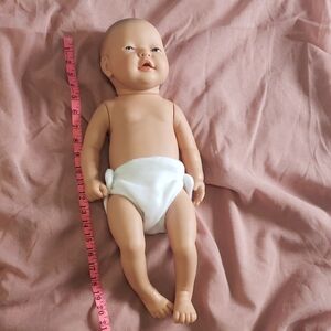 Diana 1998 Vintage Realistic Baby Doll with White Diaper Baby Boy